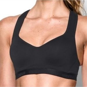 New UA 36B High-Impact Support Under Armour Athletic Black Women's Sports Bra
